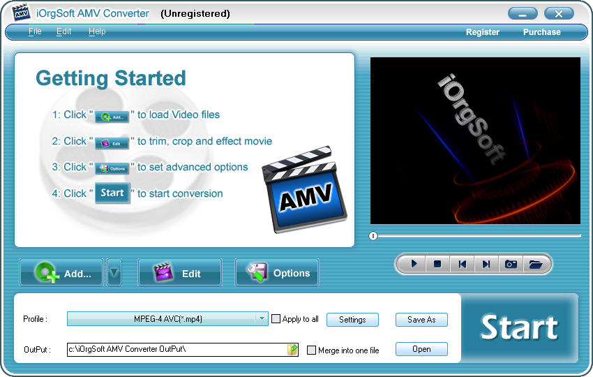 convert mp4 to amv free